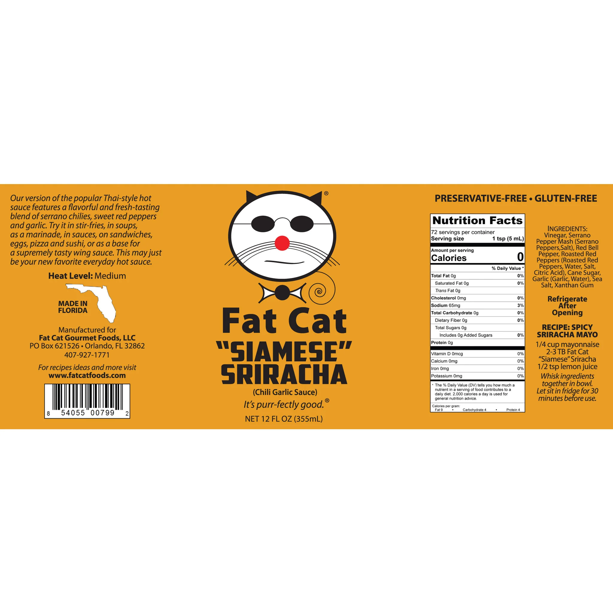 Siamese Sriracha Chili Garlic Sauce (Preservative Free) - Image 12