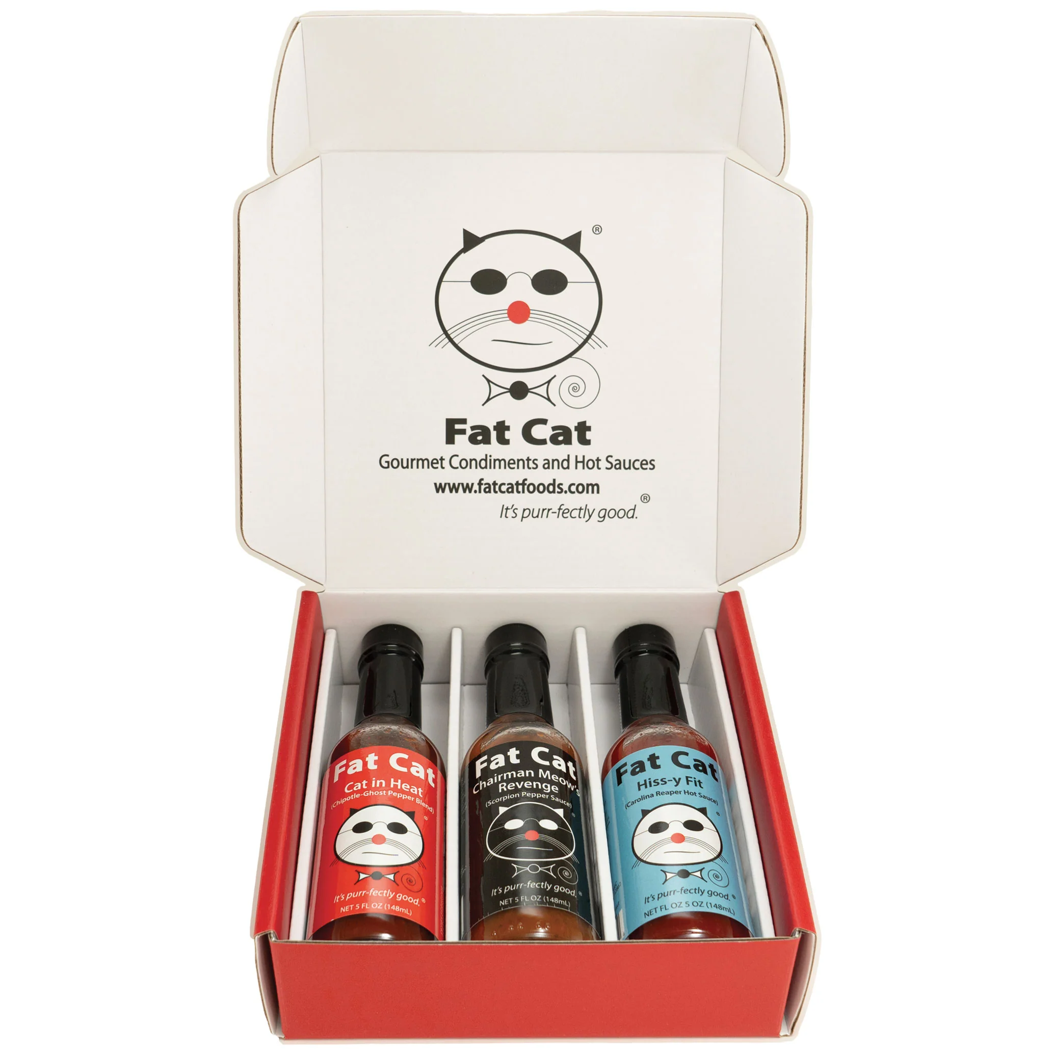 Heat Lovers 3 Bottle Hot Sauce Gift Box - Image 4