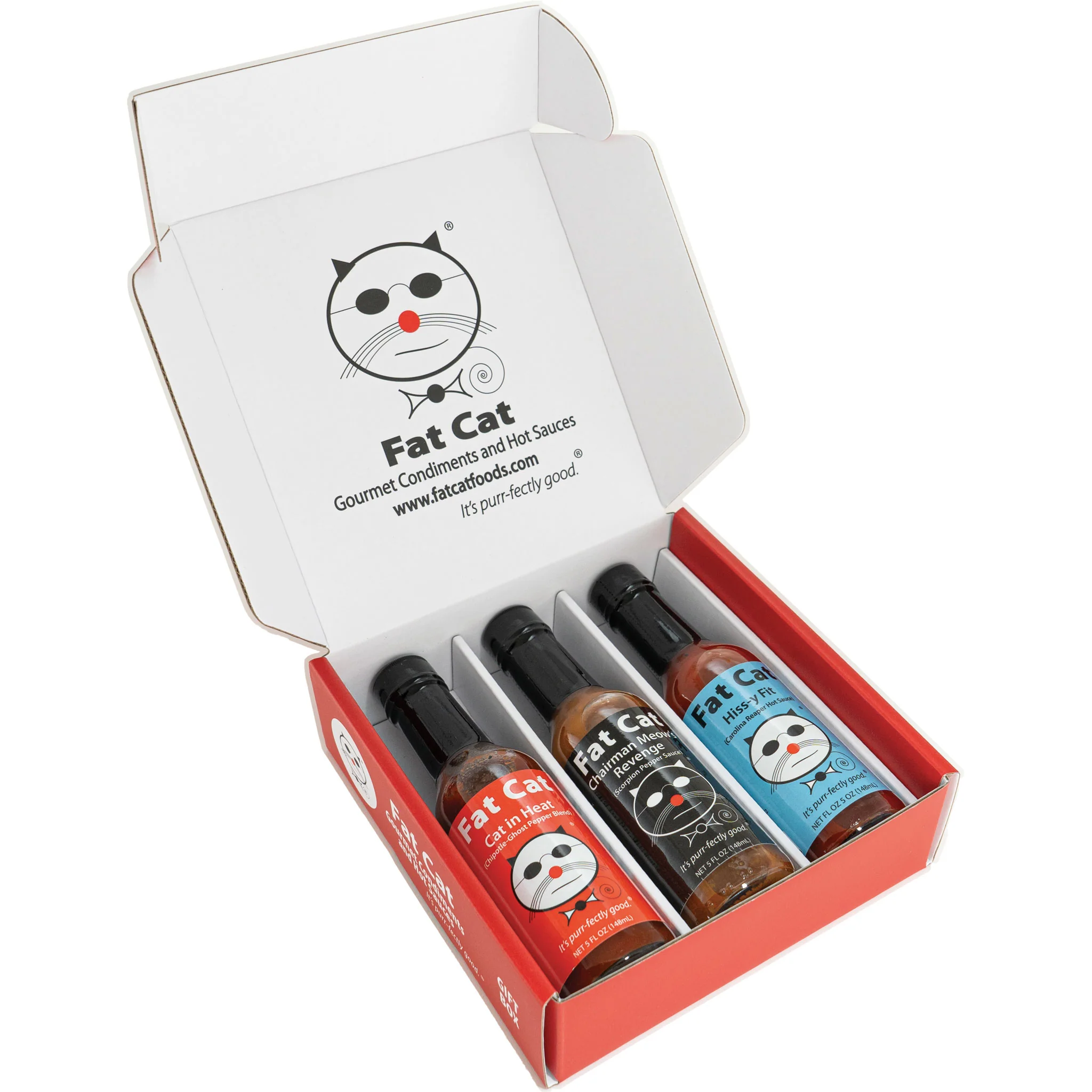 Heat Lovers 3 Bottle Hot Sauce Gift Box - Image 5