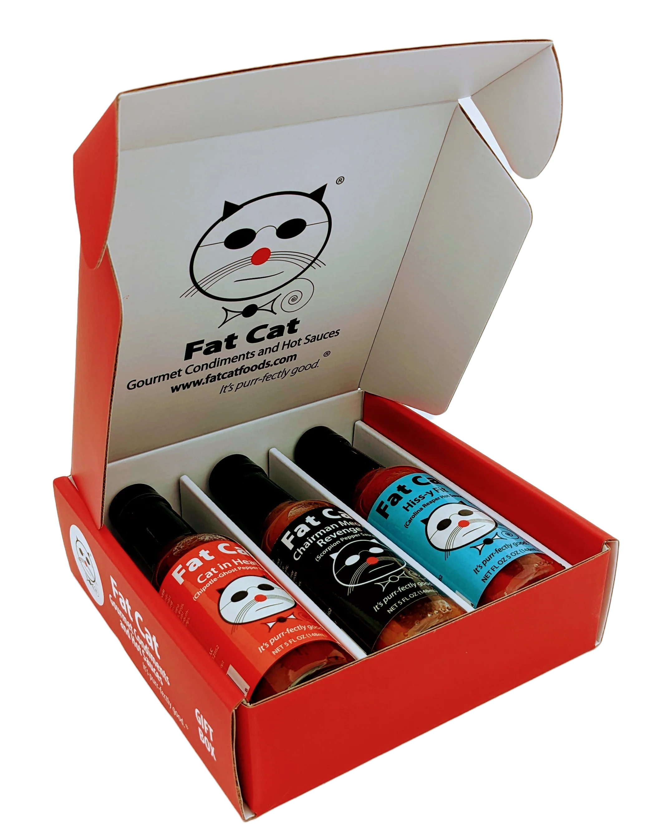 Heat Lovers 3 Bottle Hot Sauce Gift Box - Image 6