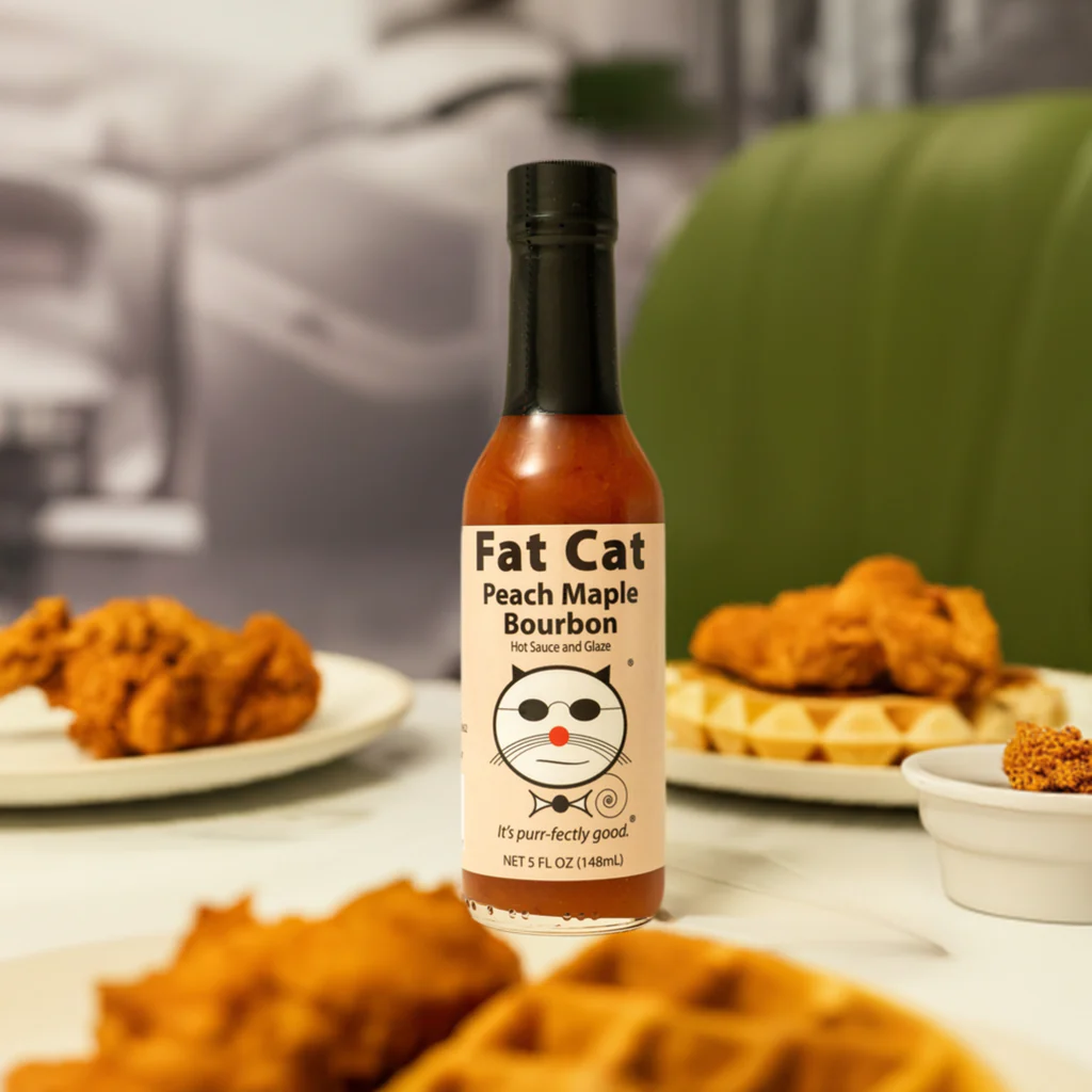 Peach Maple Bourbon Hot Sauce and Glaze - Image 6